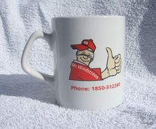 MR. WINDSCREEN (Allied Irish Windscreens) - promotional mug (c.2001). Mug B