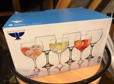 Gin glasses