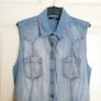 George Denim + Floral Dress - Size 8 Image 8