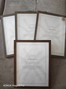 Dark brown picture frame