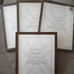 Dark brown picture frame