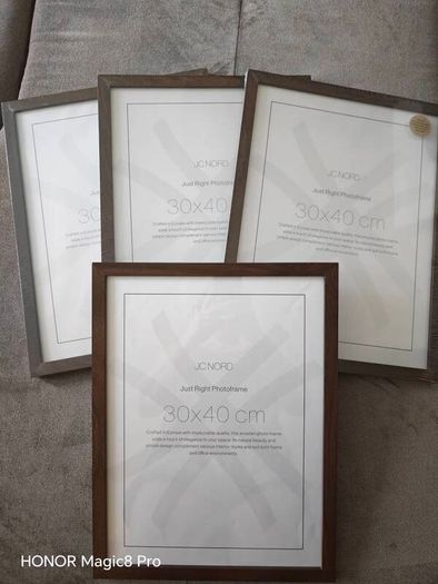 Dark brown picture frame