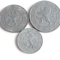 Belgian World War One coins