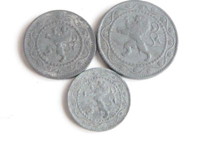 Belgian World War One coins