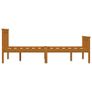 Bed Frame Honey Brown Solid Pinewood 135 x 190 cm Image 2
