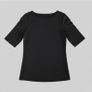 Camaieu Top Half Sleeve Black s. L Image 2