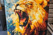 Lion painting