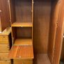 Mid-century mirrored wardrobe with drawers Image 4