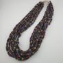 Vintage African Style MultiColor 4.5mm - 6mm Glass beads Necklace Strands Image 5