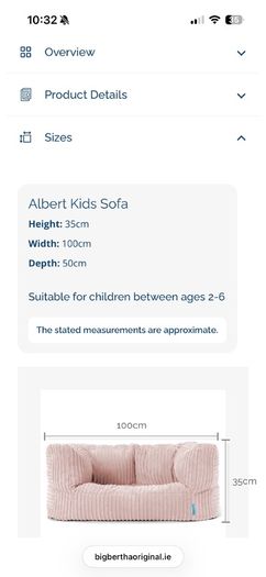 Children Sofa Beanbag