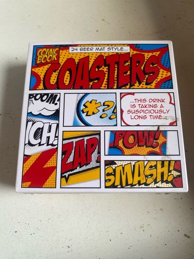 Comic Book Coasters