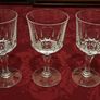 3 Piece Stemmed Crystal Goblets / Wine Glasses Image 8
