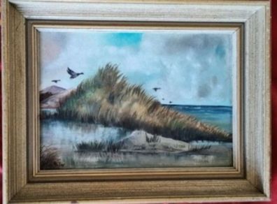 Hilary Molloy Painting, Limerick Artist, Oil On Board