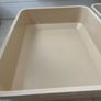 2x Large Beige Plastic Trays Image 2