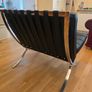 Barcelona style single lounge chair Image 2