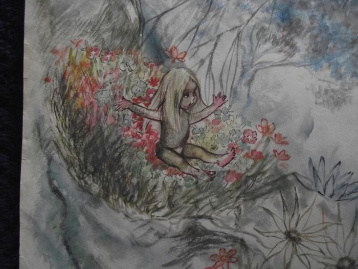 Brownie Downing - 4 X Rare Original Watercolour Illustrations - 3 signed