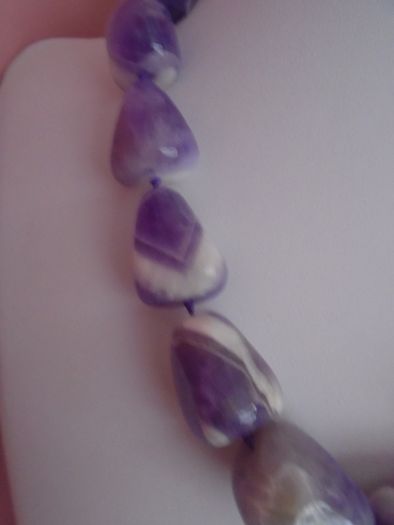 Chunky Amethyst necklace. Statement necklace, Gemstone necklace, Feb birthstone, Jewellery