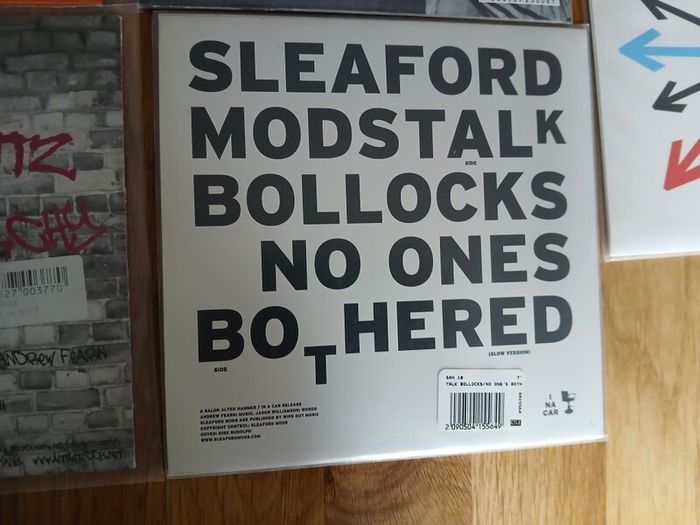 Sleaford Mods Vinyl lot plus Promo bag.