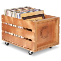 Vinyl LP storage cart/trolly