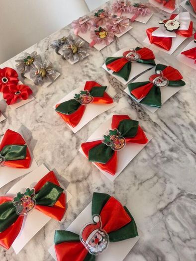 Christmas hair  bows