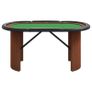 Free Express Shipping 10-player Poker Table Green 160x80x75 Cm Image 4