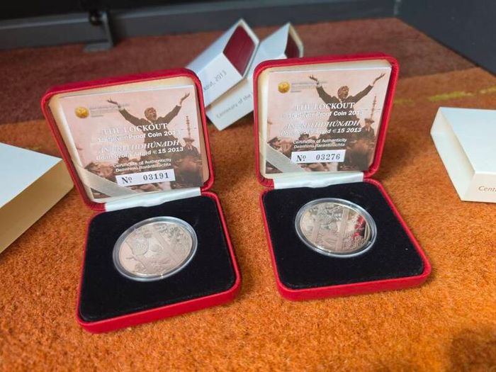 80X Central Bank 1913 Lockout Silver 1oz coins - Jim Larkin - Bargain of a lifetime