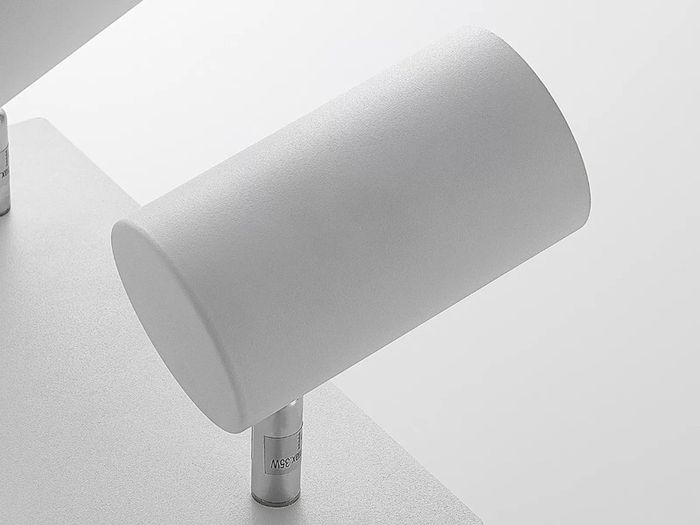 White GU10 Ceiling Light Four Bulb