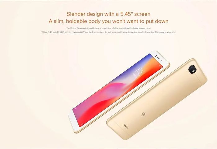 New Xiaomi Redmi 6A Smartphone Phone Xiaomi Mobile Phones Unlocked Android Google Play Redmi 6 Global Frimware