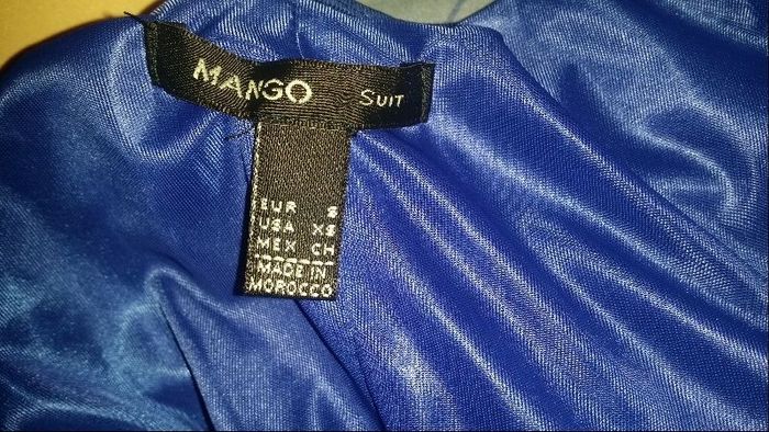 Mango Royal Blue full length maxi dress size UK10/12 EUR38/40 Postage included