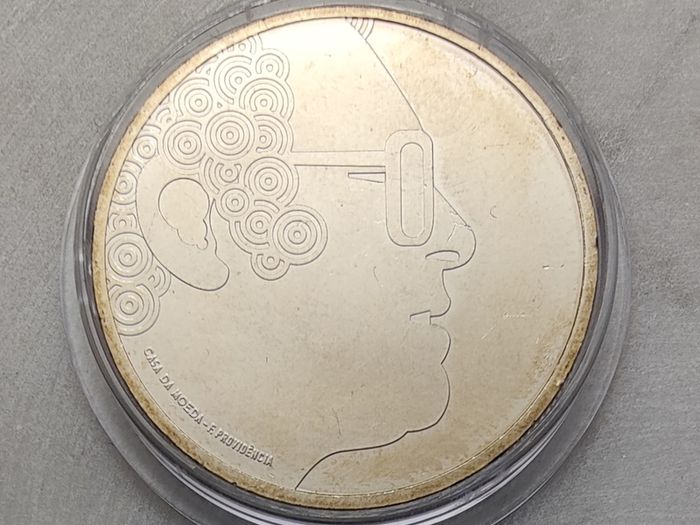 Portugal 5 Euro Base Metals Uncirculated Coin 2023 - Jose Afonso - Portuguese Musicians