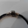 Pandora Black Woven Leather Charm bracelet Image 3