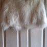 United Colours of Benetton White Faux Fur Jacket Image 2
