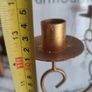 Gold color Painted Wrought iron Wall Candle Holder for 5 Candlesticks Image 6