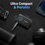 Car Bluetooth 5.3 AUX Adapter, Mini Bluetooth 5.3 Receiver for Home Stereo/Speaker/Wired Headphones/Car, Bluetooth Car Receiver AUX, Handsfree Call, Dual Device Connection, 15 Hour Playtime Image 3