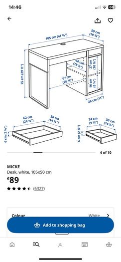 Ikea Micke Desk