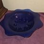 Vintage Cobalt Blue Fruit Bowl Image 8