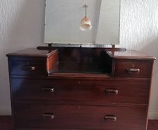 Solid mahogany dressing table