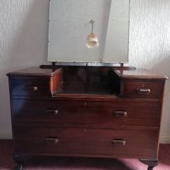 Solid mahogany dressing table