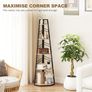 5-Tier Corner Bookcase Image 4