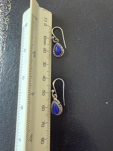 silver earrings