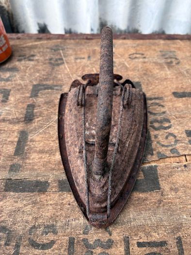 Old iron with cover