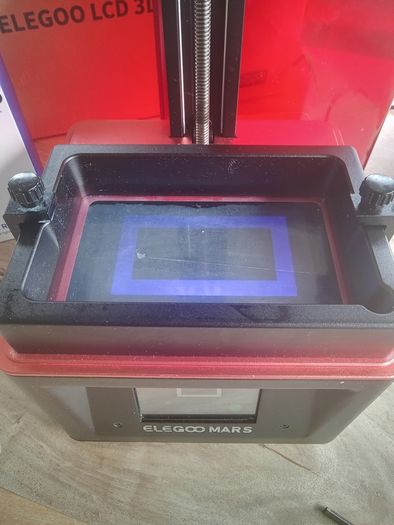 Mars elegoo 3d resin printer