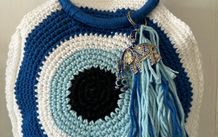 Evil Eye Crochet bag
