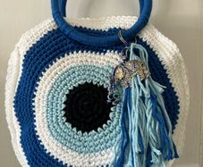 Evil Eye Crochet bag