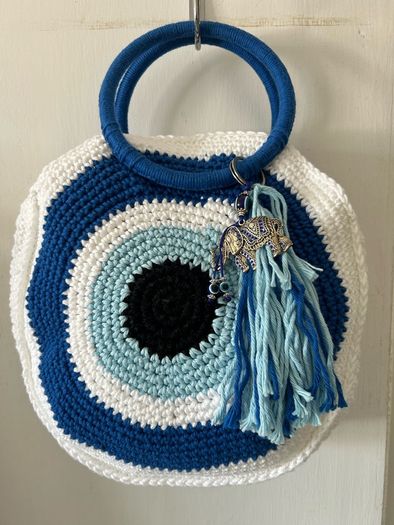 Evil Eye Crochet bag