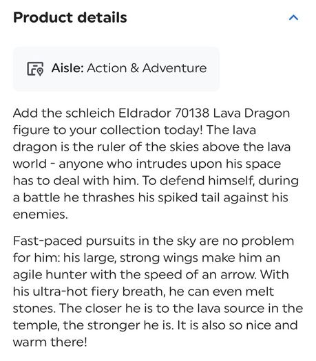 Schleich Eldrador Lava Dragon