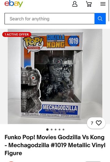 Funko Pop Godzilla x 2 types