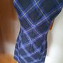 New Hobbs Tartan 100% Wool Pinafore Dress 10 Image 5