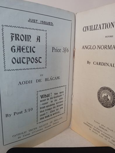 Civilization of Ireland Before the Anglo-Norman Invasion by Cardinal Moran (HQ700)