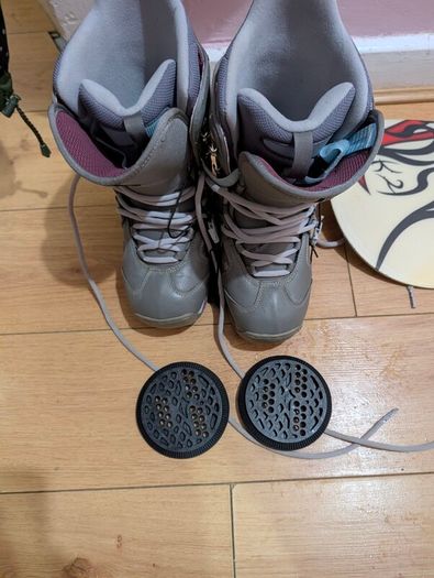 Burton snow board and boots